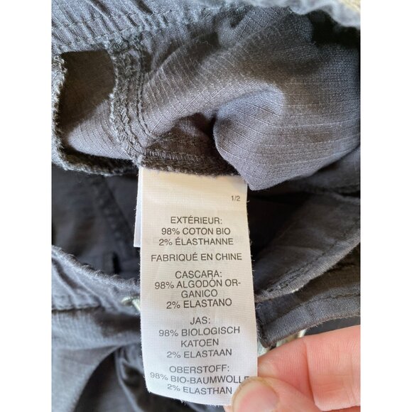 Vuori Pants Women S Ripstop Organic Cotton Stretch Pockets Gray Charcoal Hiking - Picture 6 of 13
